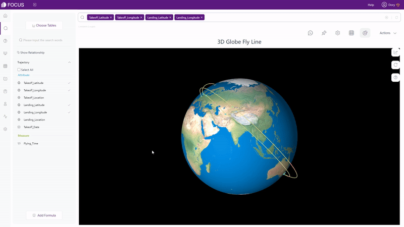 GIF Figure 2-42 3D globe fly line